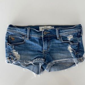 Abercrombie Low Rise Denim Shorts